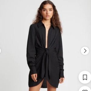 Long Sleeve Black Dress